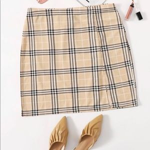 Plaid skirt